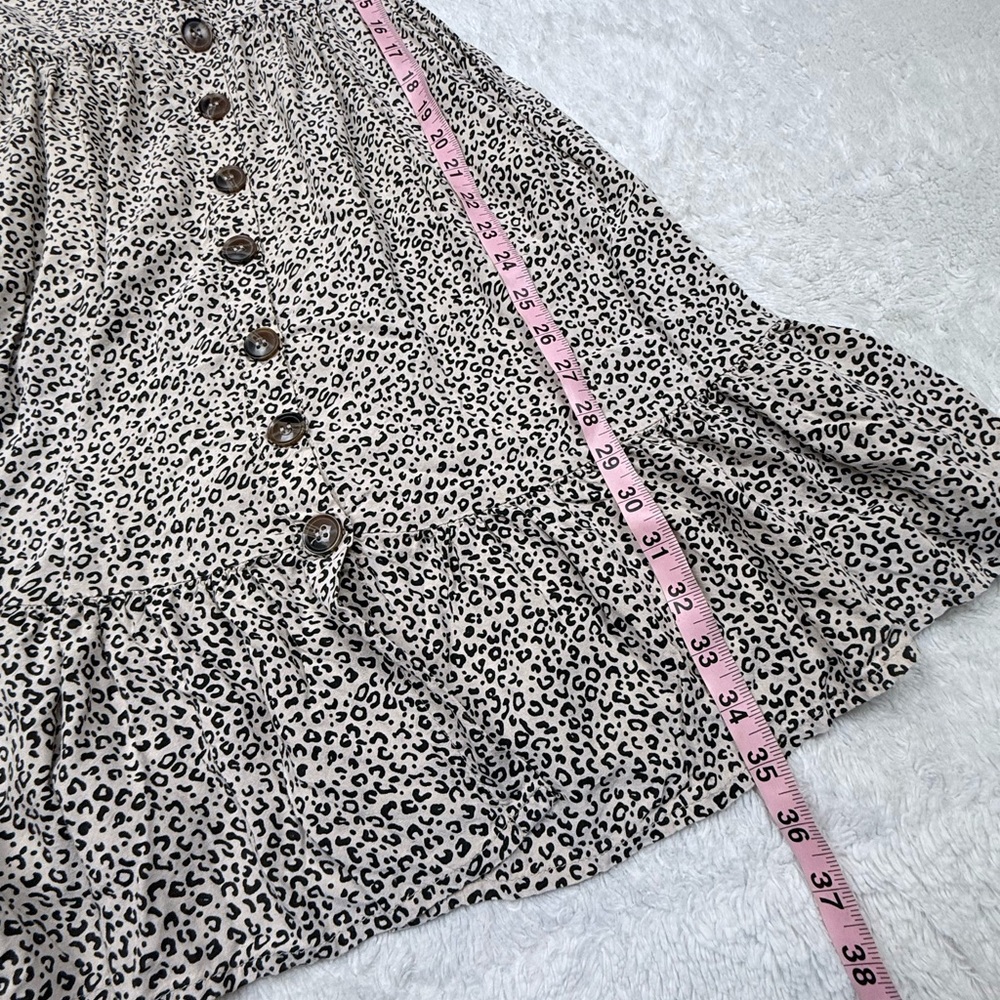 Chic Patterned Mini Dress - Picture 6 of 7